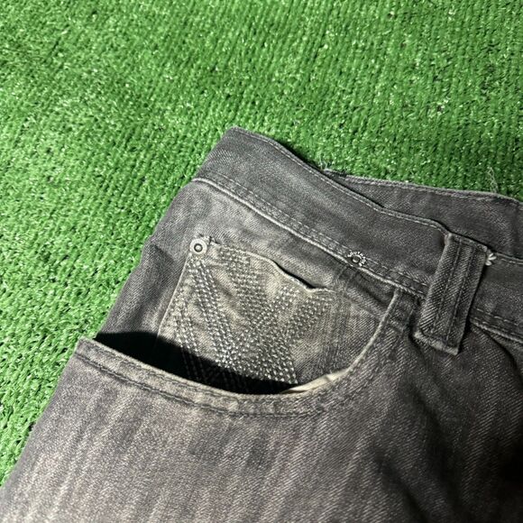 Vintage Y2K Southpole Baggy Grey Pants Size 38 Pocket Design 2000s Vintage Wide - Picture 7 of 8